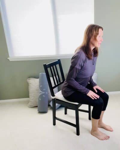 Seated Yoga Chair Pose to Boost Your Mobility - The Peaceful Chair