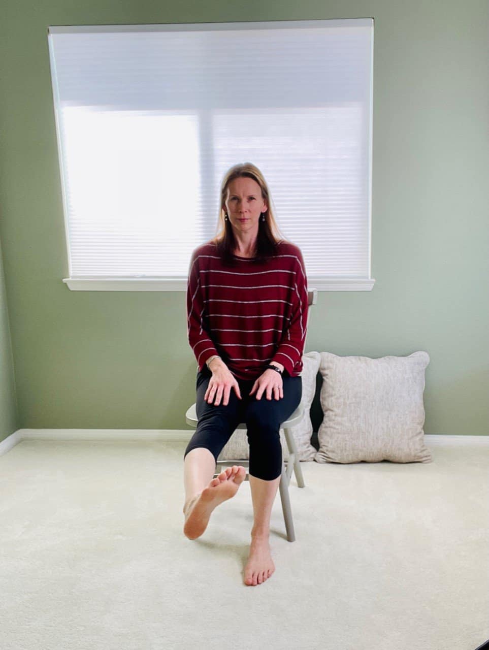 Chair Exercises: Chair Yoga For Hips - The Peaceful Chair
